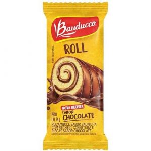 Bolinho Bauducco Roll chocolate 34g