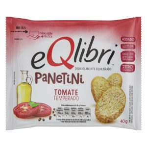 Snack Tomate Temperado Eqlibri Panetini Pacote 40g