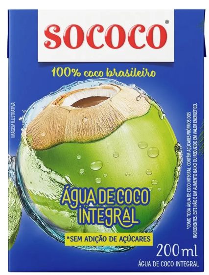 Água de Coco Sococo (200ml)