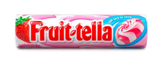Bala Fruitella Morango com leite